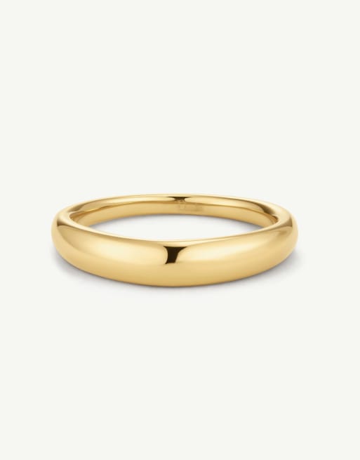 D. LOUISE Waterproof dome ring – tarnish-free in gold, 2 of 4