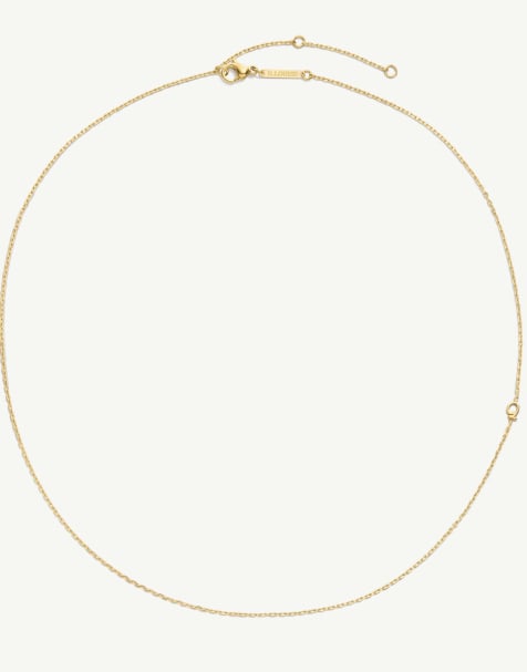 D. LOUISE Waterproof initial q pendant necklace – tarnish-free in gold - view 1