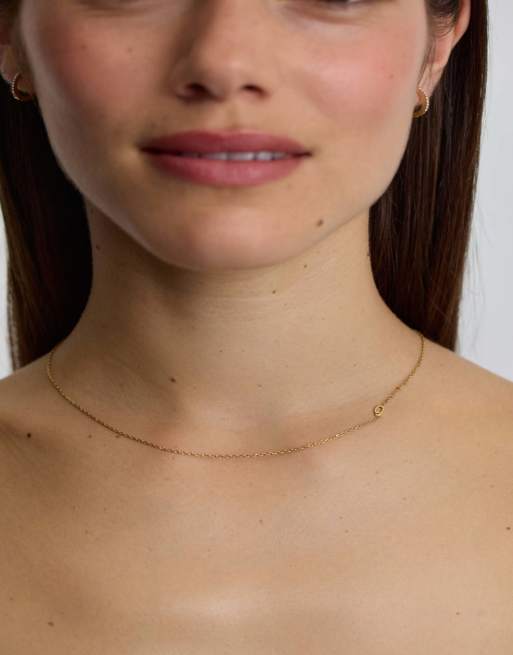 D. LOUISE Waterproof initial q pendant necklace – tarnish-free in gold, 2 of 4