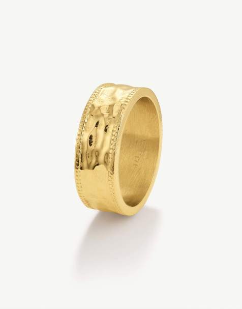 D. LOUISE Waterproof regalia ring – tarnish-free in gold - view 1