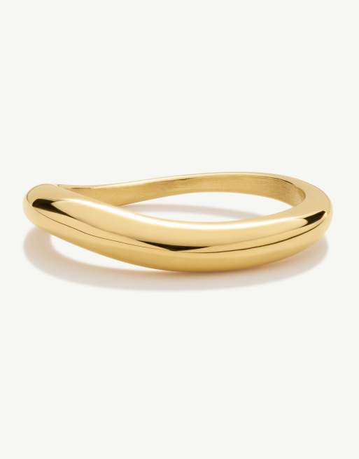 D. LOUISE Wave ring in gold