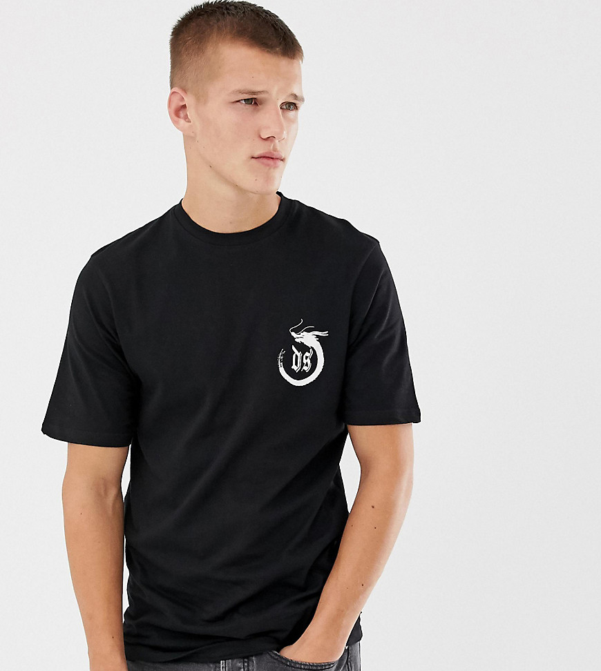 D-Struct TALL - T-shirt grafica in jersey-Nero