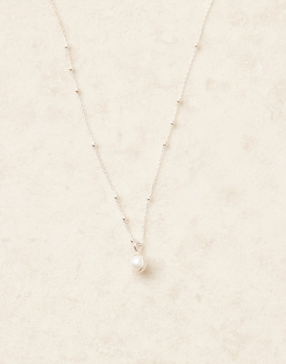 Daisy London Faux Pearl Pendant Necklace In Gold