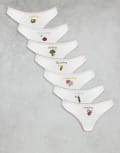 [Daisy Street] Daisy Street 7 pack cute days of the week briefs in multi 10 MULTI