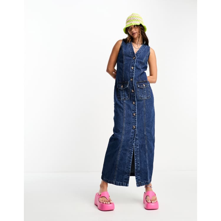 Maxi dress jeans sale