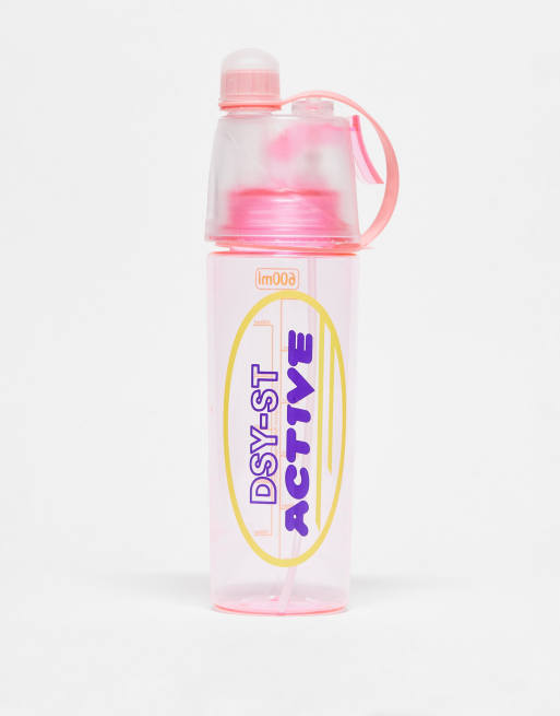 Daisy Street - Active - Bidon met waterspuit voor het gezicht in roze