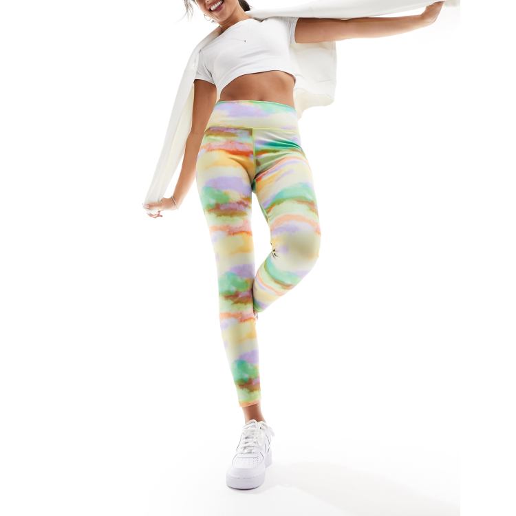 Daisy Street Active Landscape high waist leggings in multi