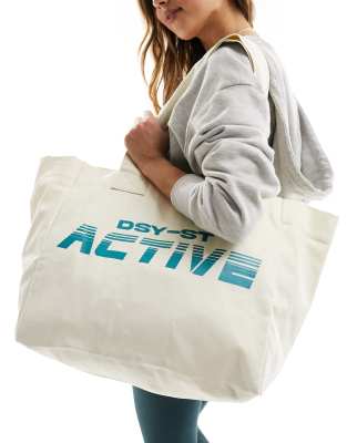 Daisy Street Active - Swirly - Shopper-Einkaufstasche in Neutral