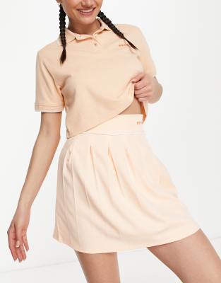 Daisy Street Plus Active Tennis Skirt In Peach-orange