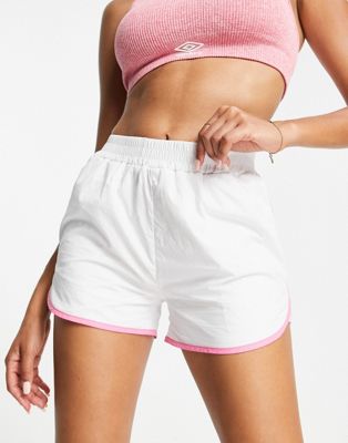 Daisy Street Active woven runner shorts in white  - ASOS Price Checker