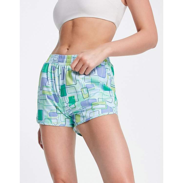 Geo Print Woven Skort