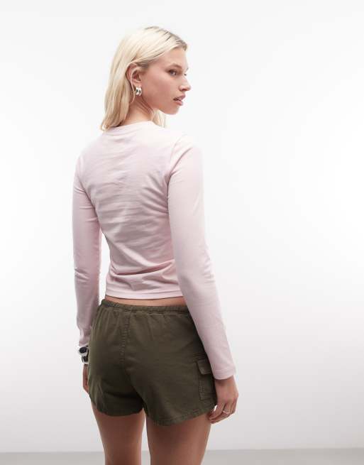 Daisy Street bad habits graphic t-shirt in pink, 3 of 4