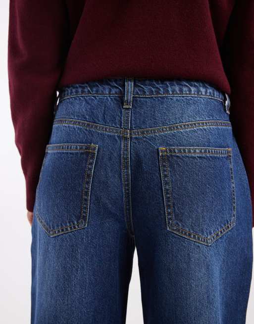 Daisy Street – Baggy-Jeans in Blau mit niedrigem Bund, 5 von 5