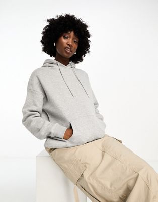 Daisy Street basics oversized hoodie in grey marl