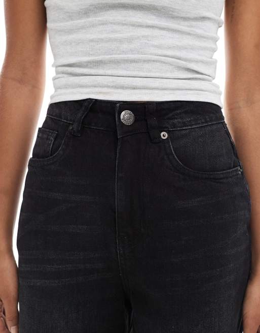 Daisy Street - Bermuda en jean à taille basse - Noir, 4 de 5
