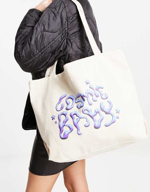 Daisy Street - Borsa shopping con stampa Cosmic Baby