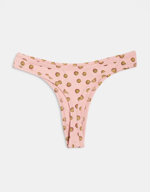 Daisy Street - Confezione da 3 slip con stampa di frutti multicolore , 3 di 3