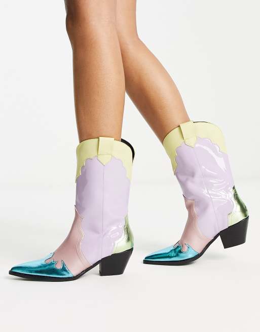 Pastel cheap cowboy boots