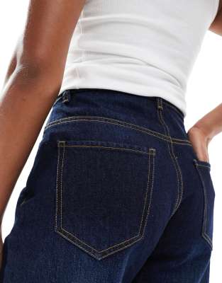 Daisy Street Denim Jorts In Blue