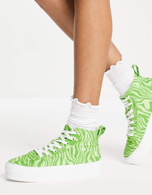 Converse green zebra hot sale