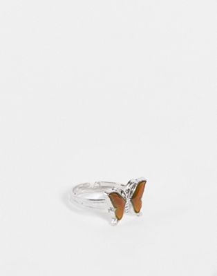 Daisy Street Exclusive mood ring in adjustable butterfly design