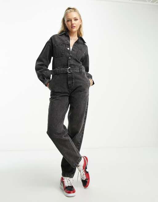 Daisy Street – Figurbetonter Retro-Jeans-Overall