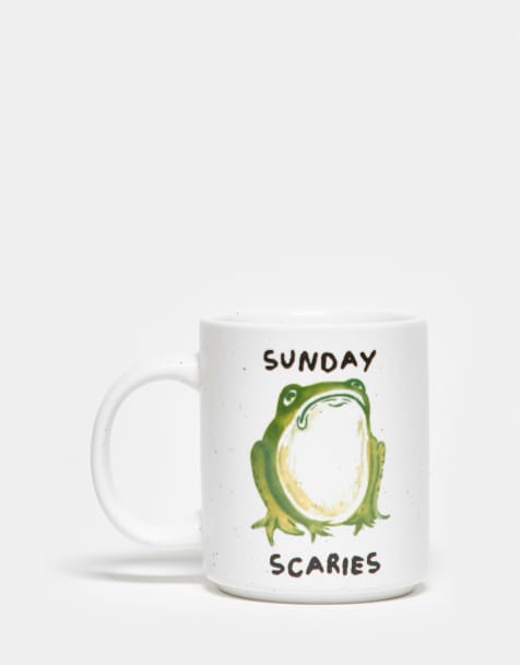 Daisy Street frog Sunday scaries mug - view 1