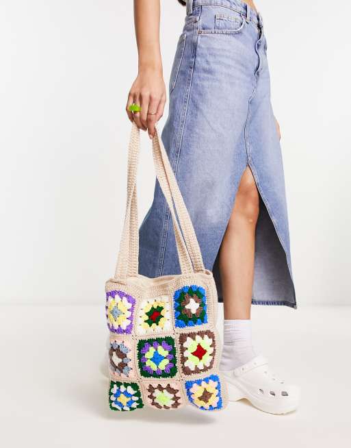 Daisy Street – Gemusterte Häkeltasche , 2 von 4