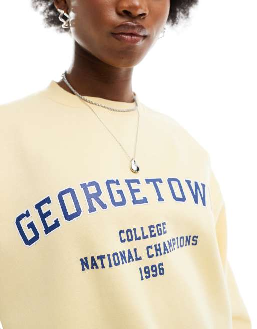 Daisy street yellow sweatshirt outlet