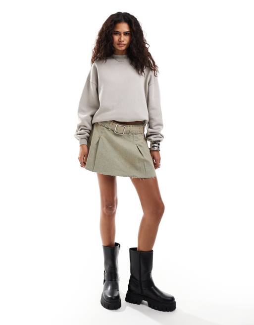 Daisy Street – Gråmelerad, avslappnad sweatshirt, 2 av 4