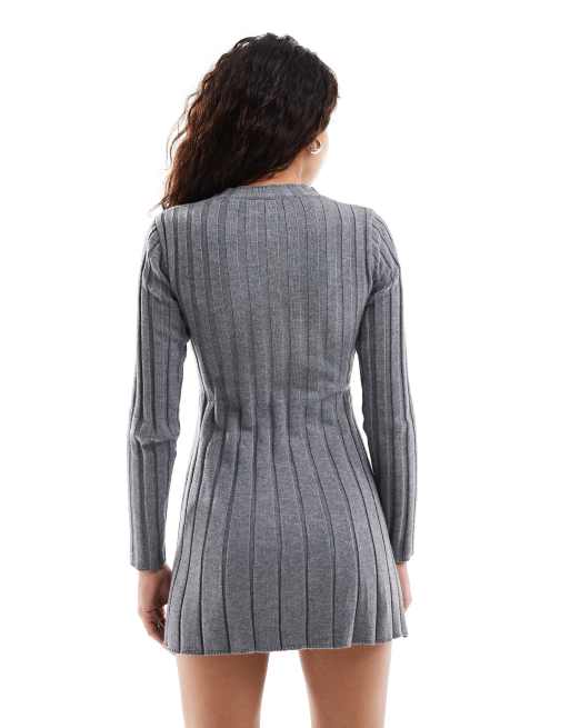 PETER DO ピーター ドゥー 22AW カシミヤ混サイドスリットウールニットセーター PD-FW22-725 グレー M 207085946-1-grey?$n_750w$&wid=