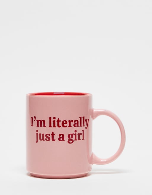 Daisy Street - I'm Literally Just A Girl - Mok met tekst in roze