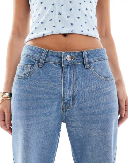 Daisy Street - Jean baggy à taille basse - Bleu vintage délavé, 5 de 5
