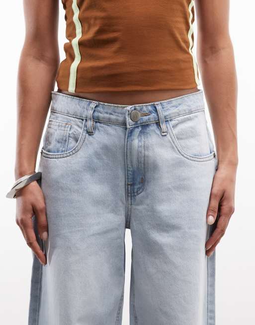 Daisy Street - Jean boyfriend à taille basse - Bleu clair style années 90, 4 de 5