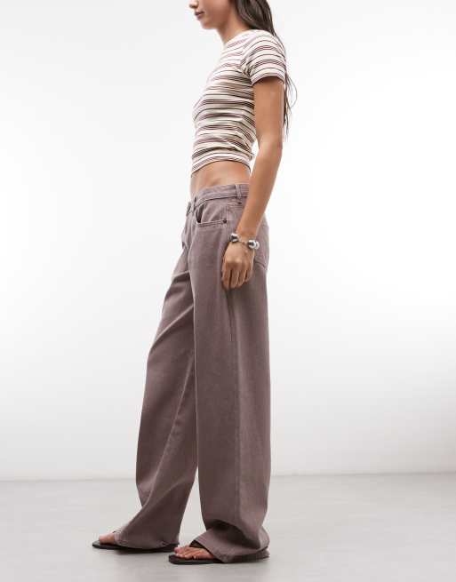 Daisy Street - Jean boyfriend à taille basse - Mauve, 3 de 5