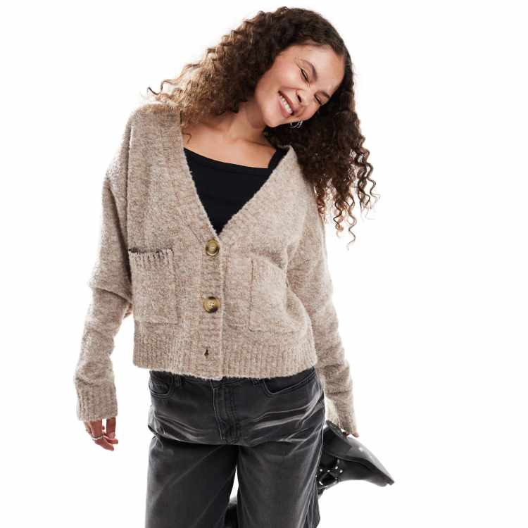 Kurze Strickjacke Strickmantel Mit GÃ¼rtel Knitwear Zero Cardigan