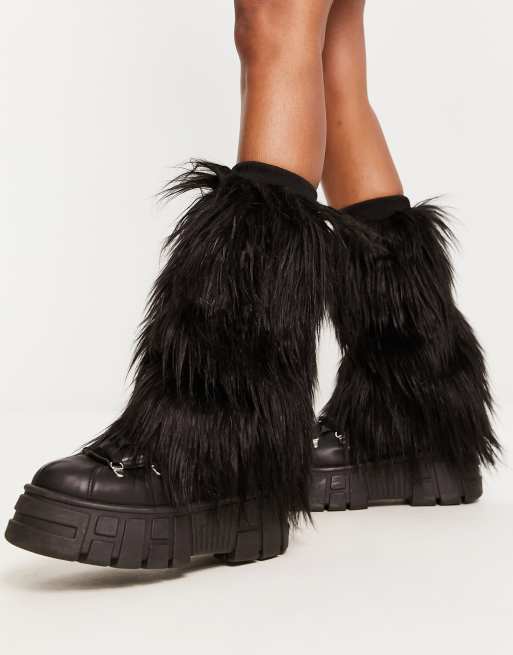 Fur Leg Warmers - Piedmont Boutique