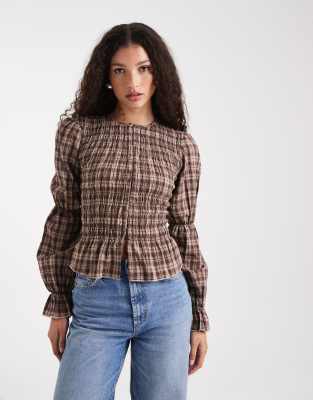 Daisy Street brown plaid 9490₽