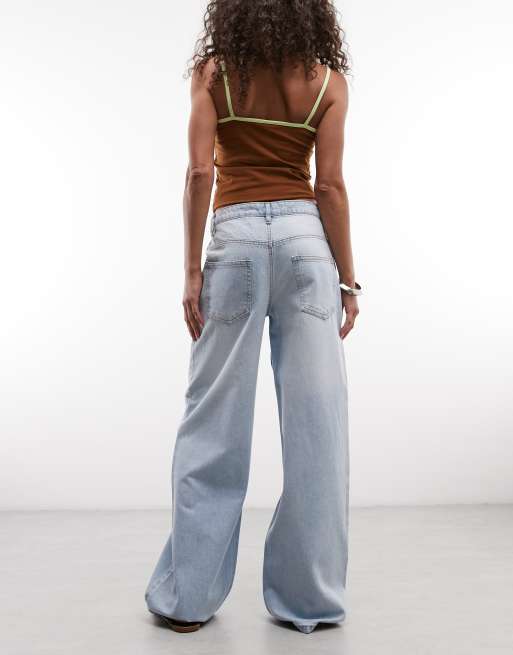 Daisy Street low rise boyfriend jeans in 90's blue, 3 of 5