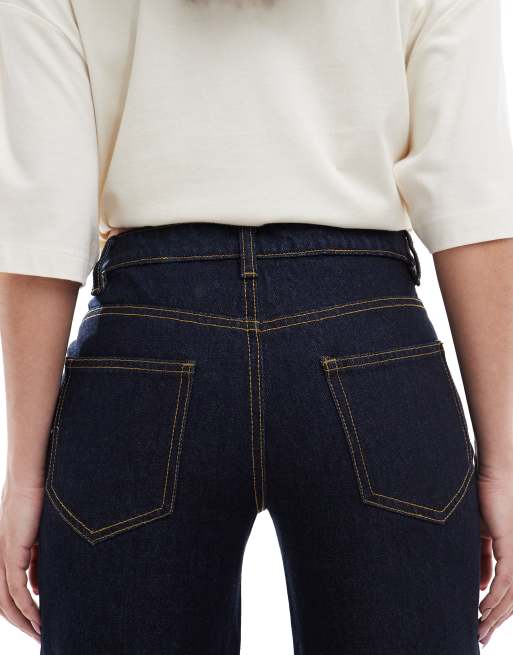 Daisy Street low rise boyfriend jeans in indigo, 4 of 5