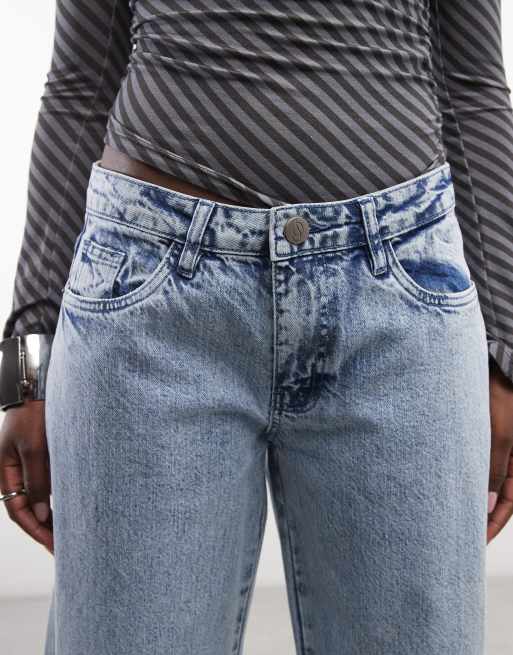 Daisy Street low rise boyfriend jeans in light blue, 4 of 5