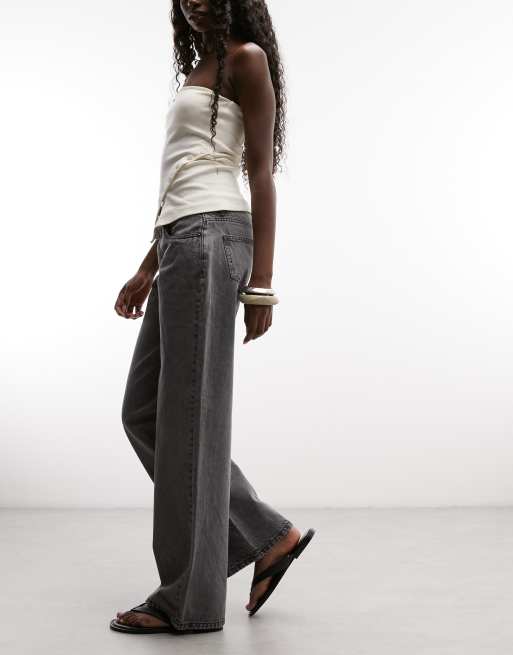 Daisy Street low rise boyfriend jeans in vintage grey, 2 of 5
