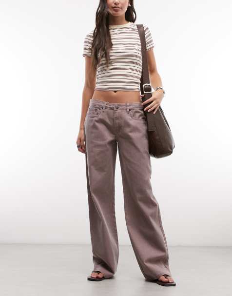 Daisy Street – Malvafärgade boyfriend-jeans med låg midja - view 1