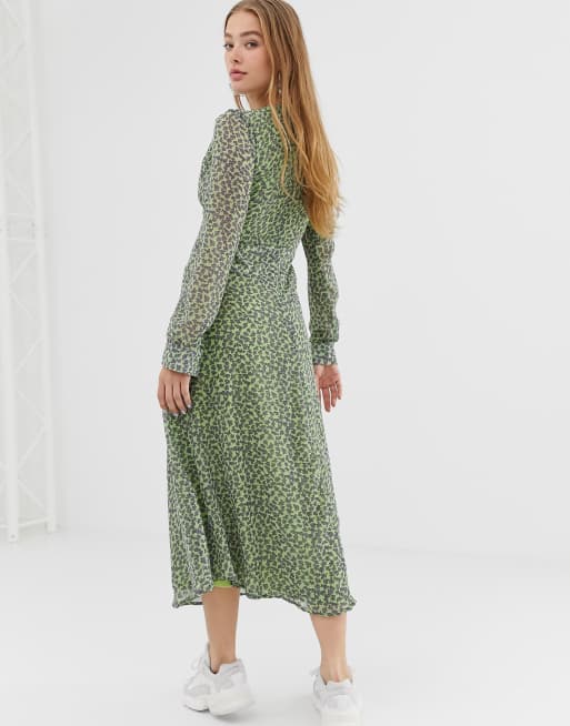 Daisy Street – Midikleid mit Vintage-Blumenmuster, 2 von 4