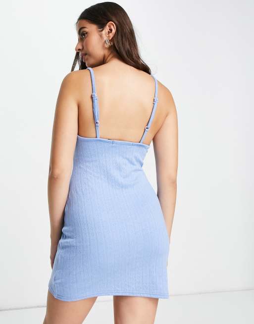 Daisy Street mini cami dress in pastel pointelle, 2 of 4