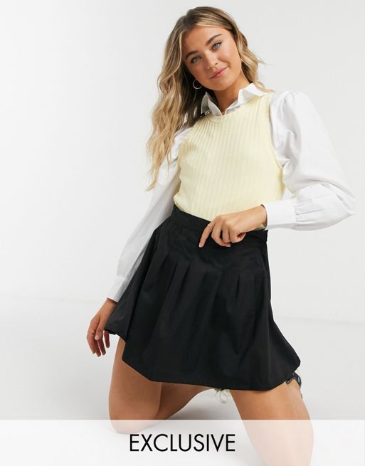 Daisy Street mini pleated tennis skirt | ASOS