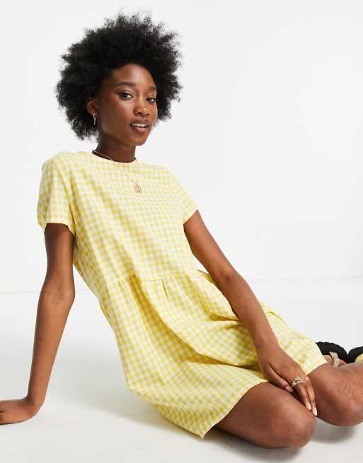 Principles yellow 2025 gingham dress