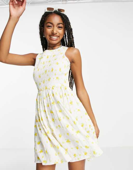 White smock dress clearance asos