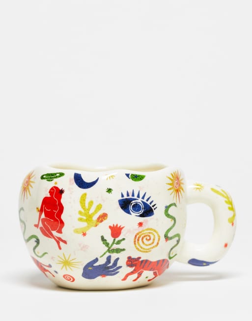 Daisy Street - Mok met celestial print in multi