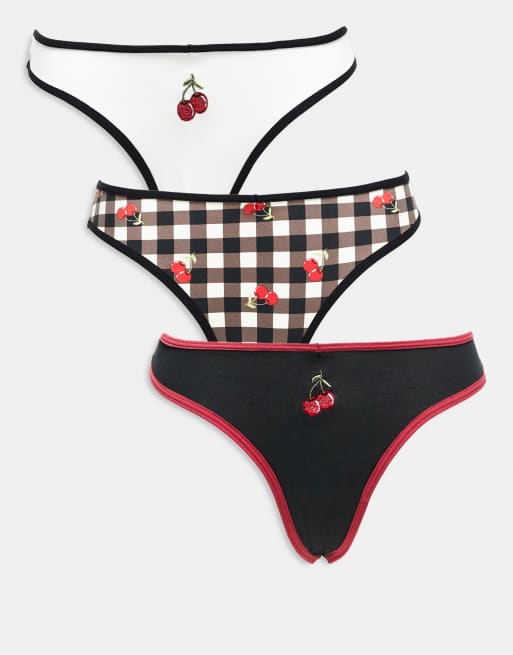 Daisy Street - Multipack van strings met borduursel
